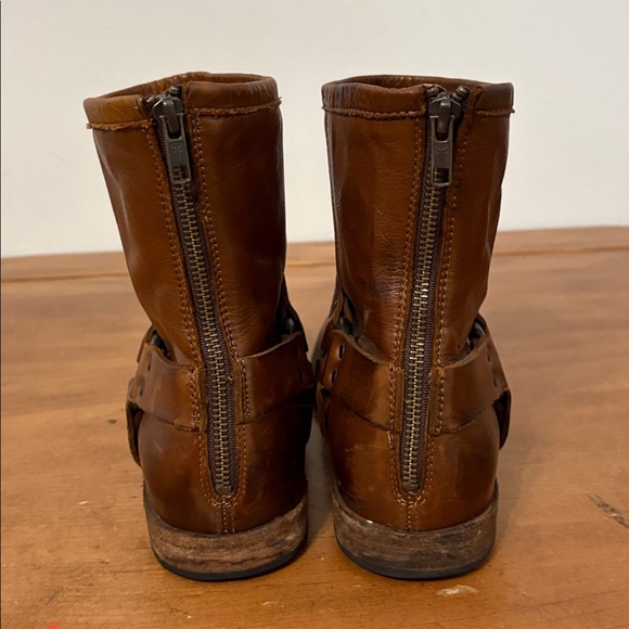 Frye Phillip Harness Leather Boots Size 11.5 main image 12